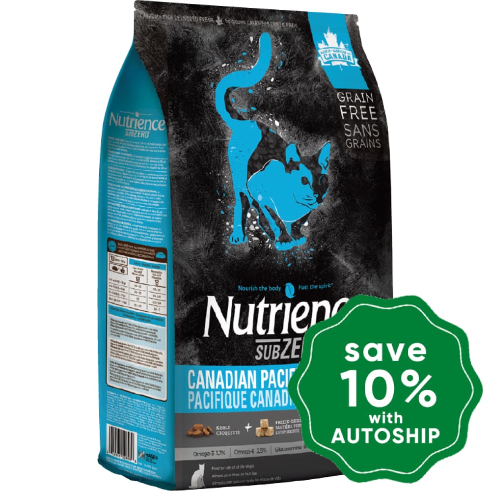 Nutrience - SubZero - Dry Cat Food - Canadian Pacific Formula for Cats - 5LB (Min. 2 Packs) - PetProject.HK