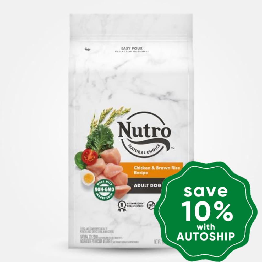 Nutro - Dry Dog Food Medium Breed Adult Chicken & Brown Rice 13Lb Dogs
