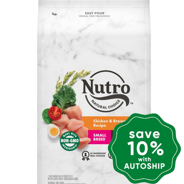 Nutro - Dry Dog Food Small Breed Adult Chicken & Brown Rice 13Lb Dogs