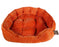 One for Pets - Pamola Snuggle Bed - Tangerine - 25" x 21" x 6" (L)