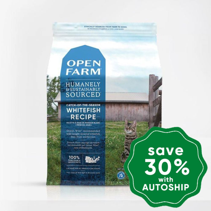 Open Farm - Dry Food For Cats Grain Free Catch-Of-The-Season Whitefish Recipe 4Lb (Min. 2 Packs)