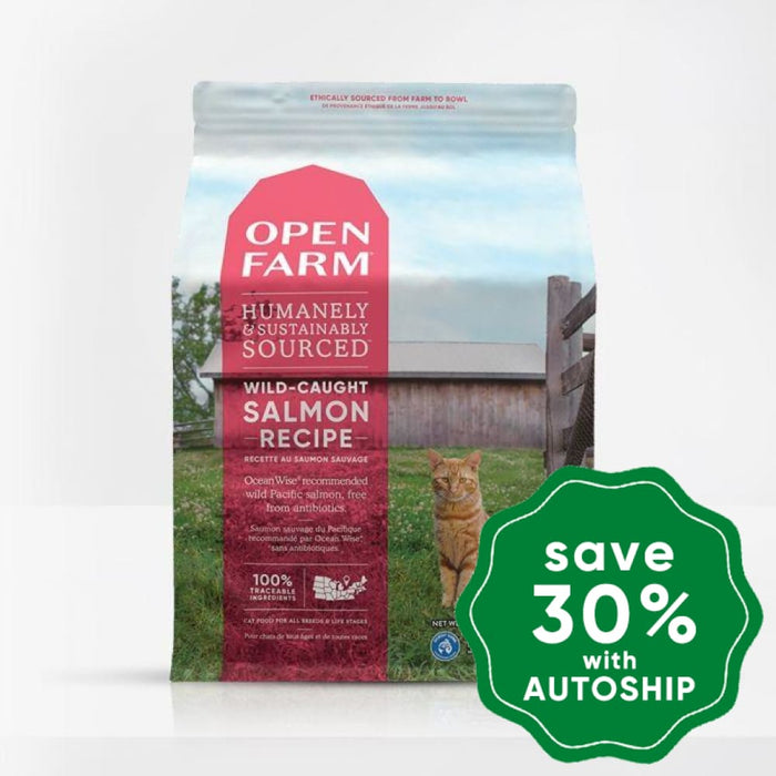Open Farm - Dry Food For Cats Grain Free Wild-Caught Salmon Recipe 4Lb (Min. 2 Packs)