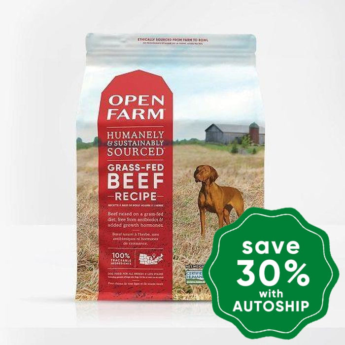 Open Farm - Dry Food For Dogs Grain Free Grass-Fed Beef Recipe 24Lb