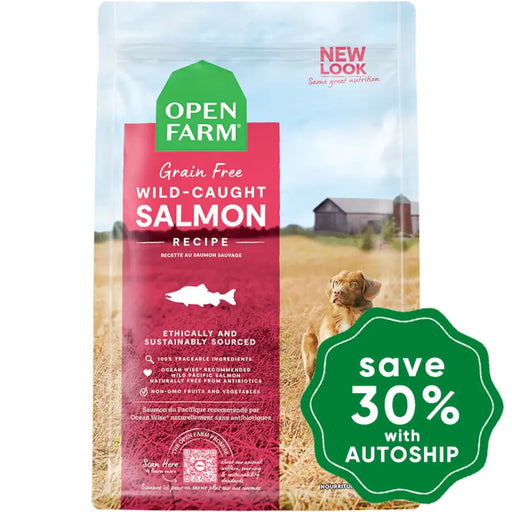 Open Farm - Dry Food For Dogs Grain Free Wild-Caught Salmon Recipe 11Lb