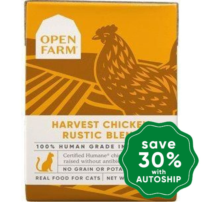 Open Farm - Wet Food For Cats Grain Free Rustic Blend Harvest Chicken Recipe 5.5Oz (Min. 24 Cartons)