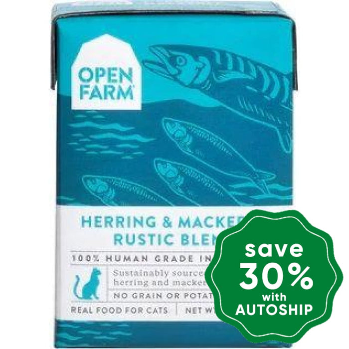 Open Farm - Wet Food For Cats Grain Free Rustic Blend Herring & Mackerel Recipe 5.5Oz (Min. 24