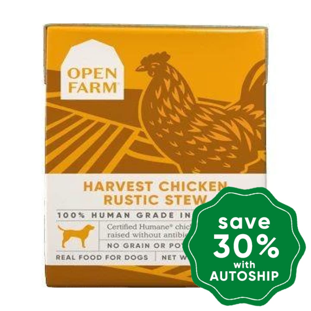 Open Farm - Wet Food For Dogs Grain Free Rustic Blend Harvest Chicken Recipe 12.5Oz (Min. 24