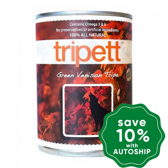 PetKind - Tripett Green Venison Tripe Canned Dog Food - 14OZ (4 cans) - PetProject.HK