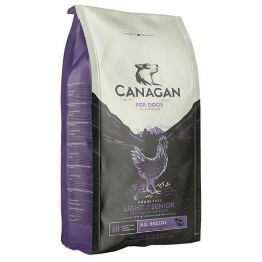Canagan - Grain Free Dry Dog Food - Light/Senior Free-Run Chicken - 6KG (Limited Tails Sale!!!)
