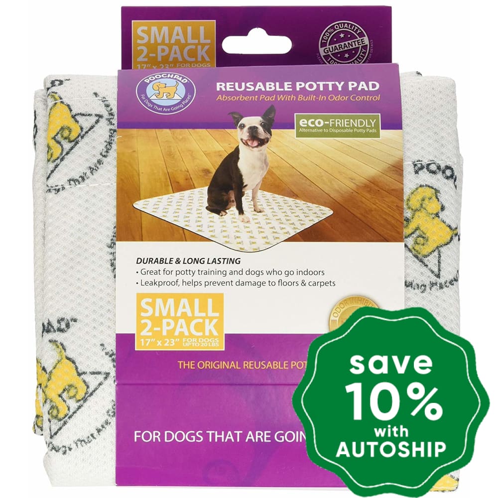 PoochPad - Reusable Housebreaking Pads - Small 17" x 23" - 2 in 1 Pack - PetProject.HK