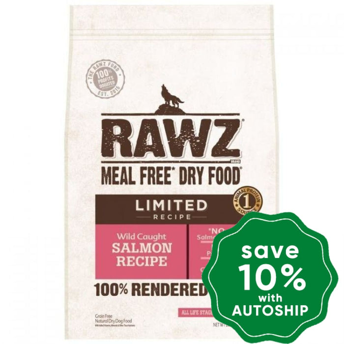 Rawz - Dry Food For Dogs Meal Free Limited Wild Caught Salmon Recipe 20Lb