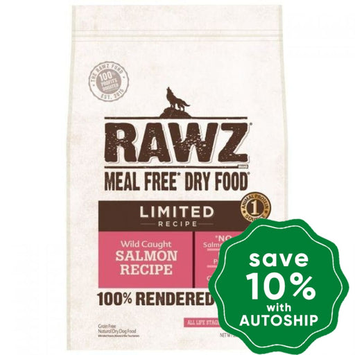 Rawz - Dry Food For Dogs Meal Free Limited Wild Caught Salmon Recipe 3.5Lb