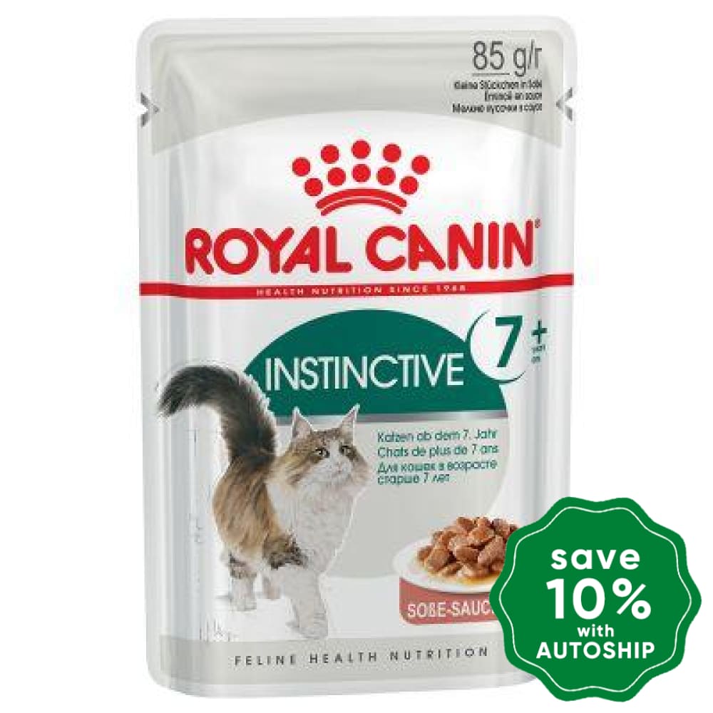 Royal Canin - Adult Cat Wet Food - Instinctive Pouch 7+ (Gravy Pouch) - 85G (Box of 12) - PetProject.HK