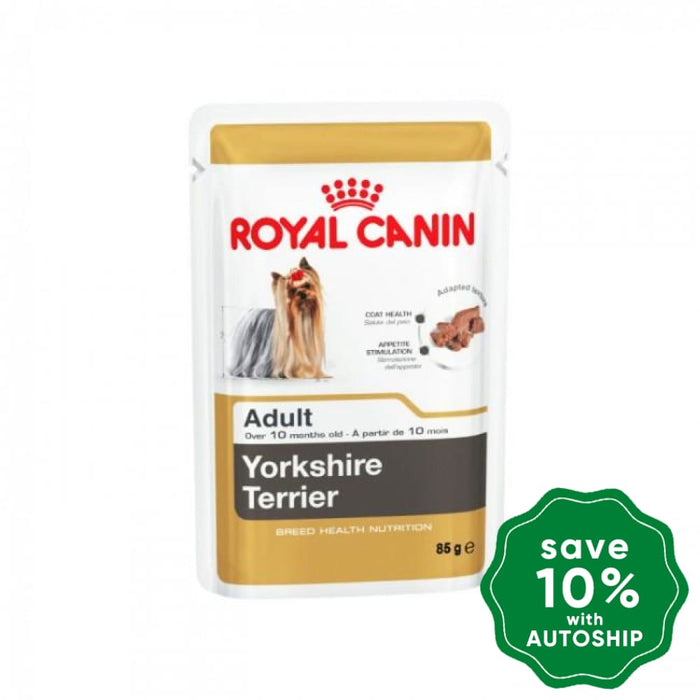 Royal Canin - Adult Dog Wet Food - Yorkshire Terrier Dog Pouch - 85G (Box of 12) - PetProject.HK