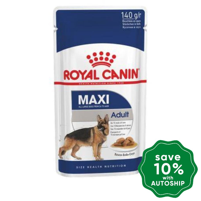 Royal Canin - Maxi Adult Dog Wet Food 140G (Min. 10 Pouches) Dogs