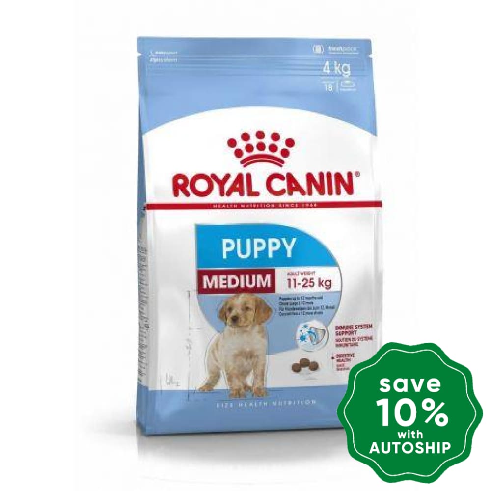 Royal Canin - Medium Puppy Dog Food 4Kg Dogs
