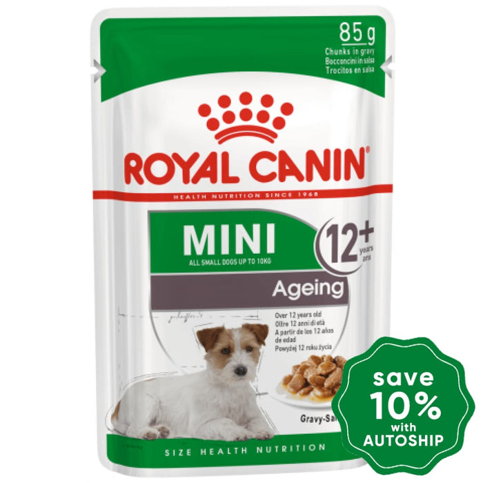 Royal Canin - Mini Wet Dog Food Ageing 12+ (Gravy) 85G (Min. 12 Pouches) Dogs