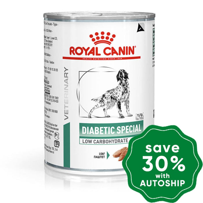Royal Canin - Veterinary Diet Diabetic Special Cans For Dogs 410G (Min. 12 Cans)