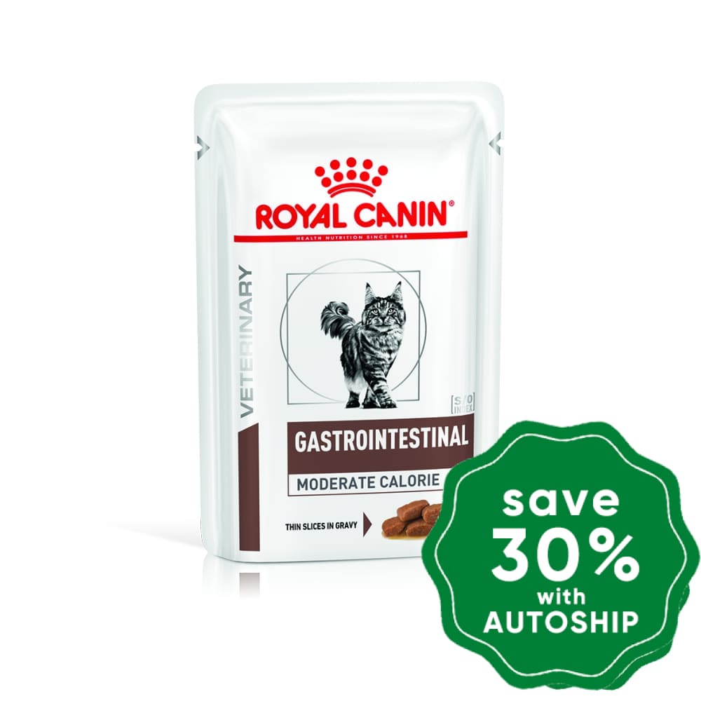 Royal Canin - Veterinary Diet Gastro Intestinal Moderate Calorie Pouches For Cats 100G (Min. 12
