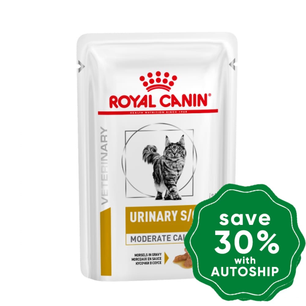 Royal Canin - Veterinary Diet Urinary Moderate Calorie Pouches For Cats 85G (Min. 12 Pouches)