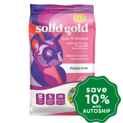 Solid Gold - Dry Cat Food - All Life Stages - Katz-N-Flocken with Lamb - 12LB - PetProject.HK