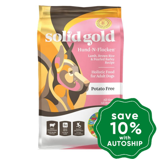 Solid Gold - Dry Dog Food - Adult - Hund-N-Flocken with Lamb - 4LB - PetProject.HK