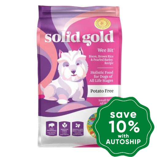 Solid Gold - Dry Dog Food - All Life Stages - Small Breeds - Wee Bit with Bison - 12LB - PetProject.HK