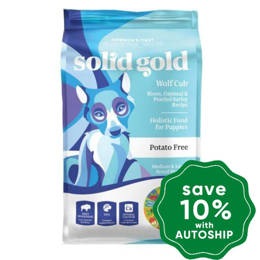 Solid Gold - Dry Dog Food - Puppy - Medium & Large Breeds - Wolf Cub with Bison - 24LB - PetProject.HK