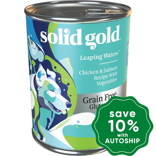 Solid Gold - Grain Free Canned Dog Food - Adult - Leaping Waters with Chicken & Salmon - 13.2OZ (min. 24 cans) - PetProject.HK