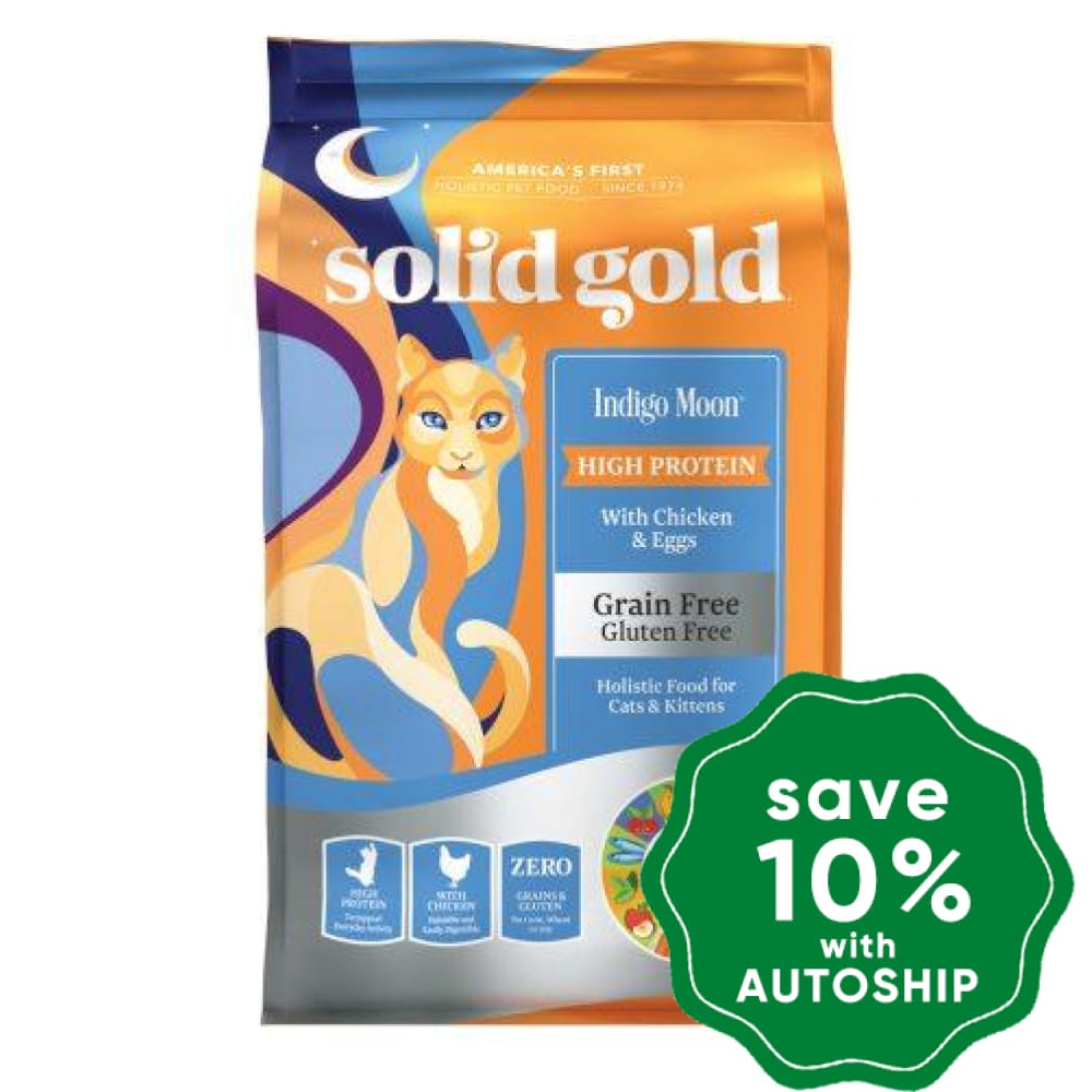 Solid Gold - Grain Free Dry Cat Food - All Life Stages - Indigo Moon with Chicken - 12LB - PetProject.HK