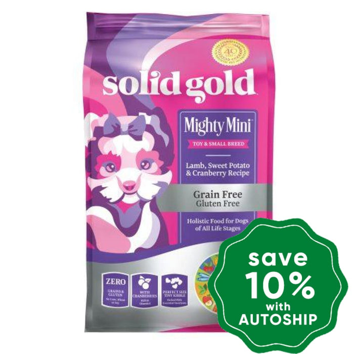 Solid Gold - Grain Free Dry Dog Food - All Life Stages - Toy & Small Breeds - Mighty Mini with Lamb - 4LB - PetProject.HK