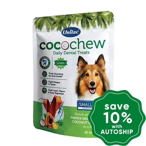 Unilac - Cocochew Dental Treats For Dogs Small Size 175G (20Pcs)