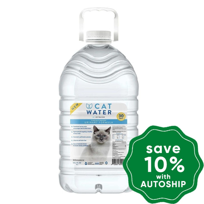 Vetwater - Cat Water With Ph Balanced Urinary Formula 4L Cats