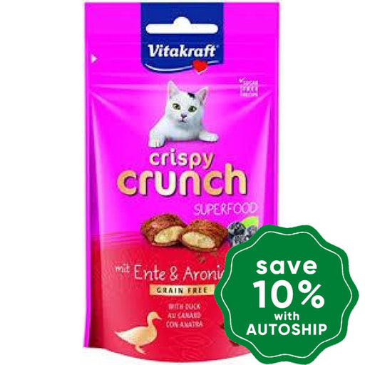 Vitakraft - Crispy Crunch for Cats - Duck & Aronia- 60G - PetProject.HK