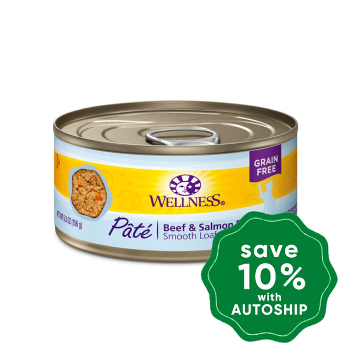 Wellness - Complete Health Pate - Grain Free Canned Cat Food - Beef & Salmon - 3OZ (4 Cans) - PetProject.HK