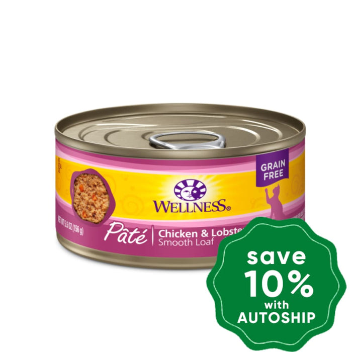 Wellness - Complete Health Pate - Grain Free Canned Cat Food - Chicken & Lobster - 5.5OZ (4 Cans) - PetProject.HK