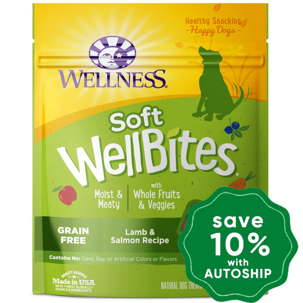 Wellness - WellBites - Grain Free Dog Treats - Lamb & Salmon - 6OZ (Box of 8) - PetProject.HK