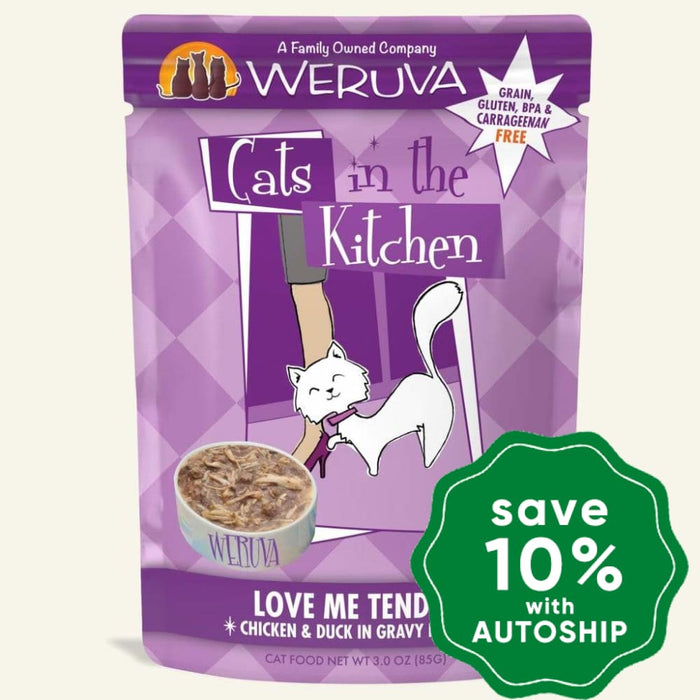Weruva - Cats In The Kitchen - Love Me Tender - Chicken & Duck in Gravy Recipe 85G (4 Pouches) - PetProject.HK
