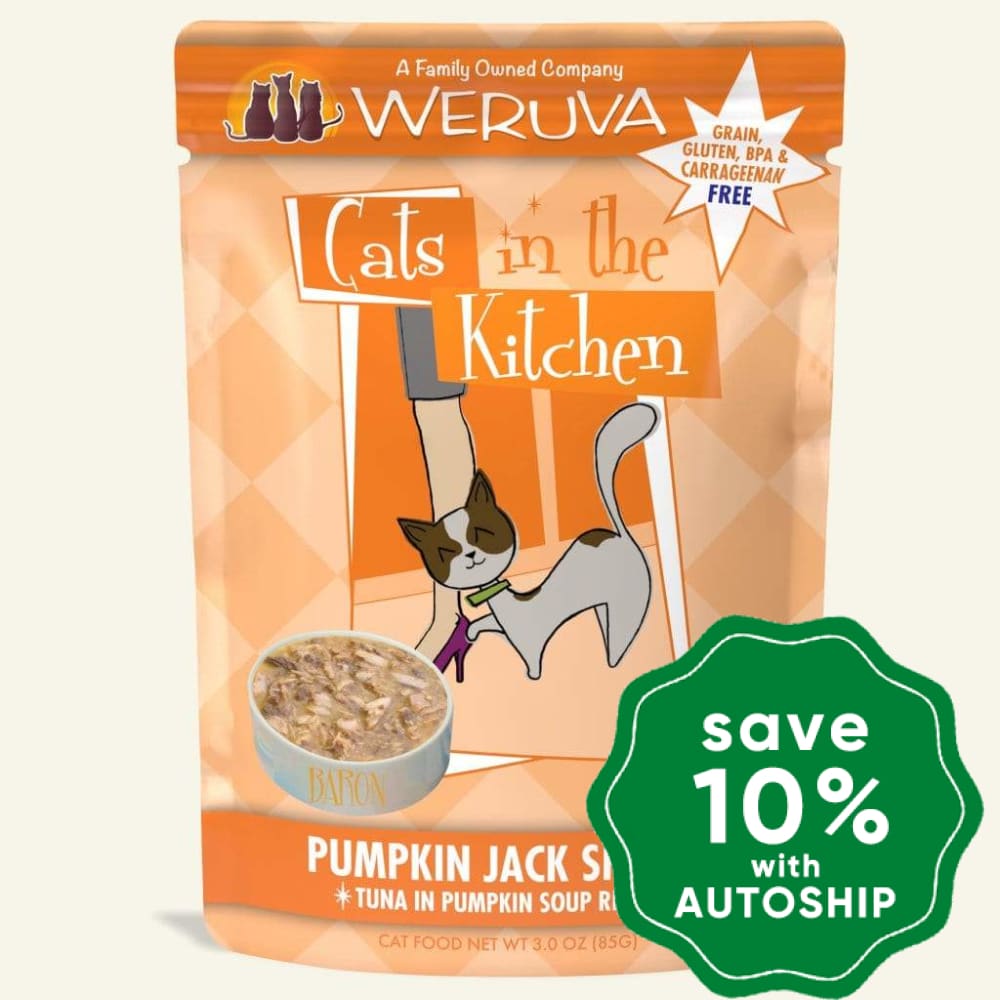 Weruva - Cats In The Kitchen - Pumpkin Jack Splash - Tuna in Pumpkin Soup - 85G (4 pouches) - PetProject.HK