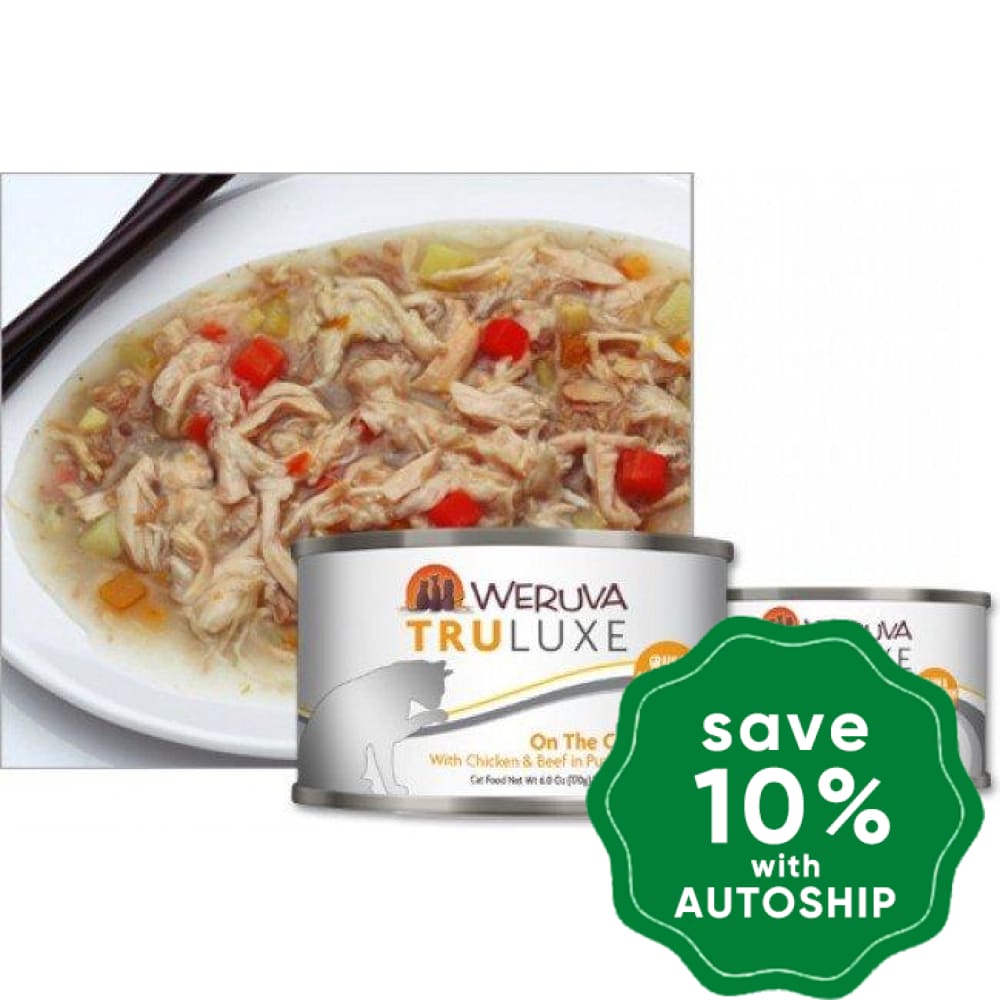 Weruva - Truluxe - On The Cat Wok - with Chicken & Beef in Pumpkin Soup - 85G (12 Cans) - PetProject.HK