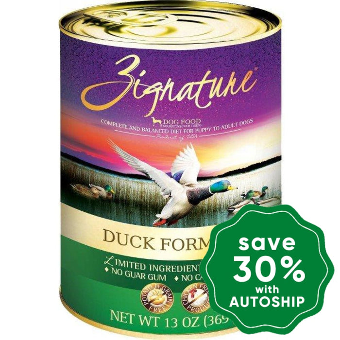 Zignature - Canned Dog Food - Limited Ingredient - Duck - 13OZ (3 cans) - PetProject.HK