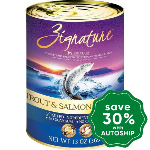 Zignature - Canned Dog Food - Limited Ingredient - Trout & Salmon - 13OZ (3 cans) - PetProject.HK